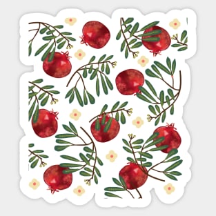 fruits and flowers Sticker